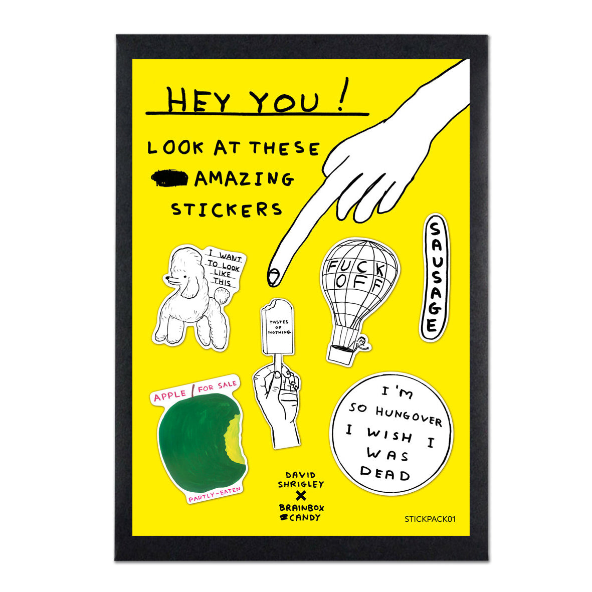 Stickers - STICKPACK01 Hey You Look at These Amazing Stickers