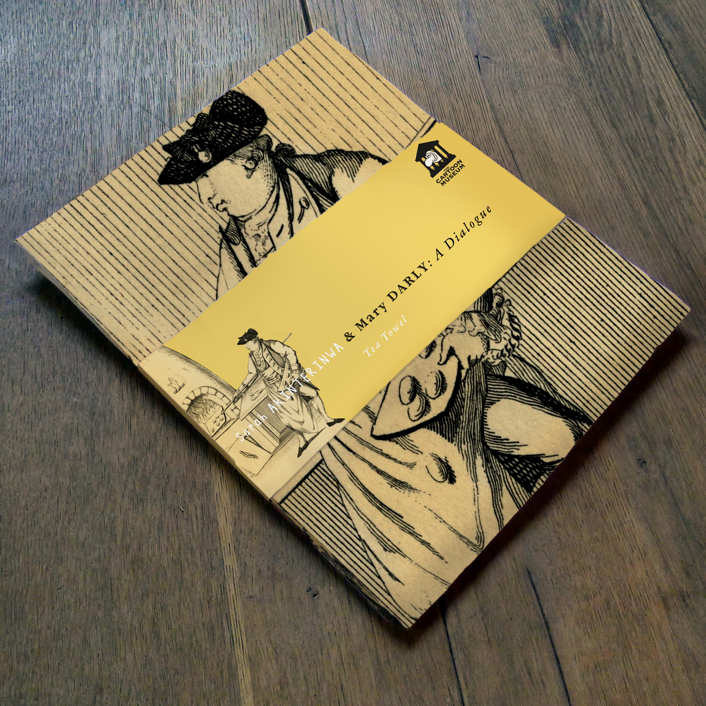 Tea Towel - CARM025TTBELLY Sarah Akinterinwa & Mary Darly: A Dialogue