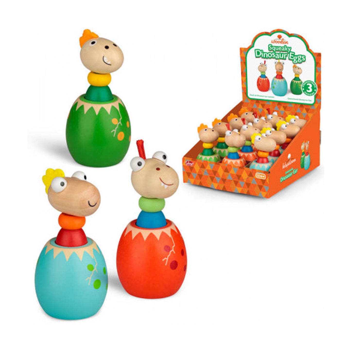 Toy - 38195 Squeaky Dinosaur Eggs