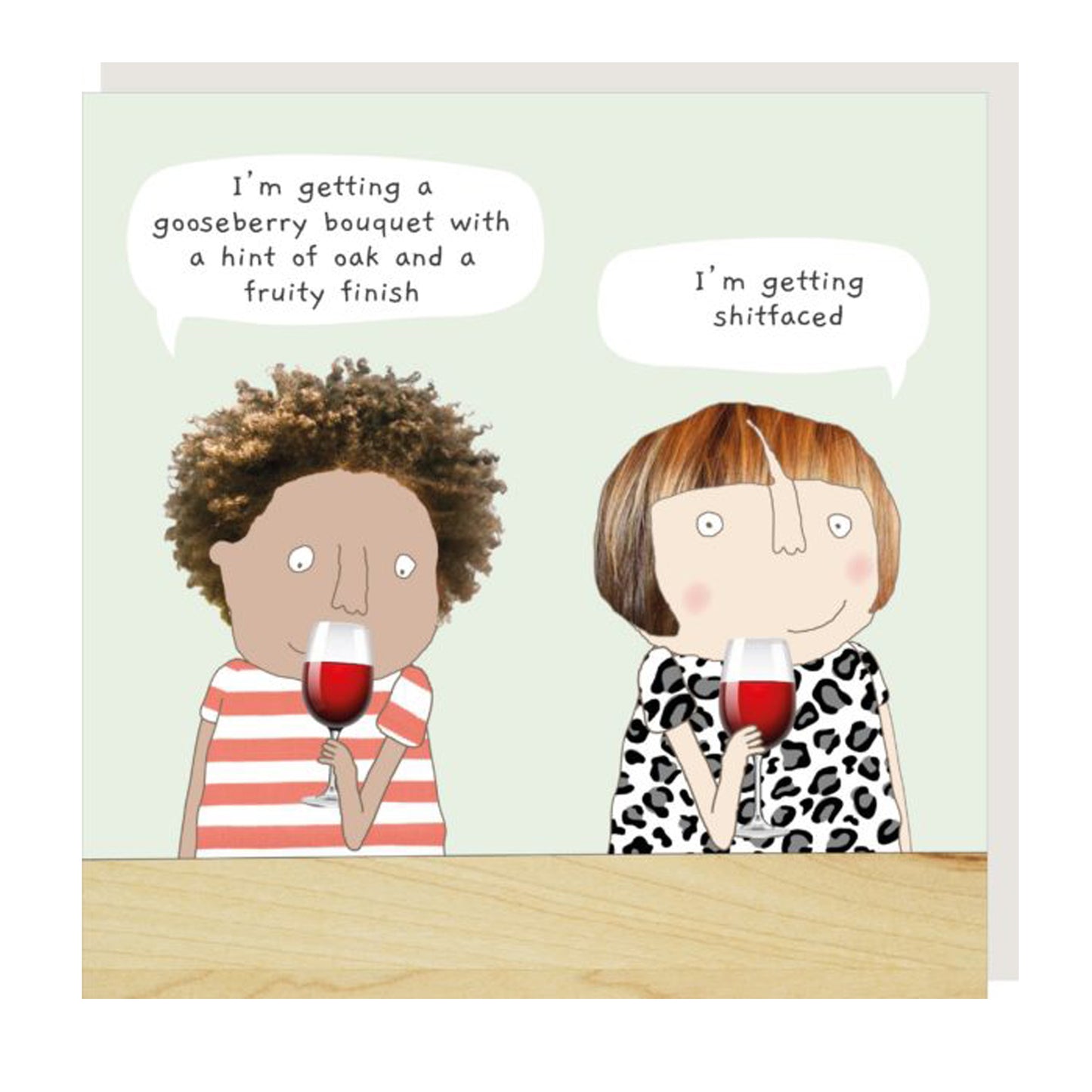Card - BB013 Shitfaced wine tasting