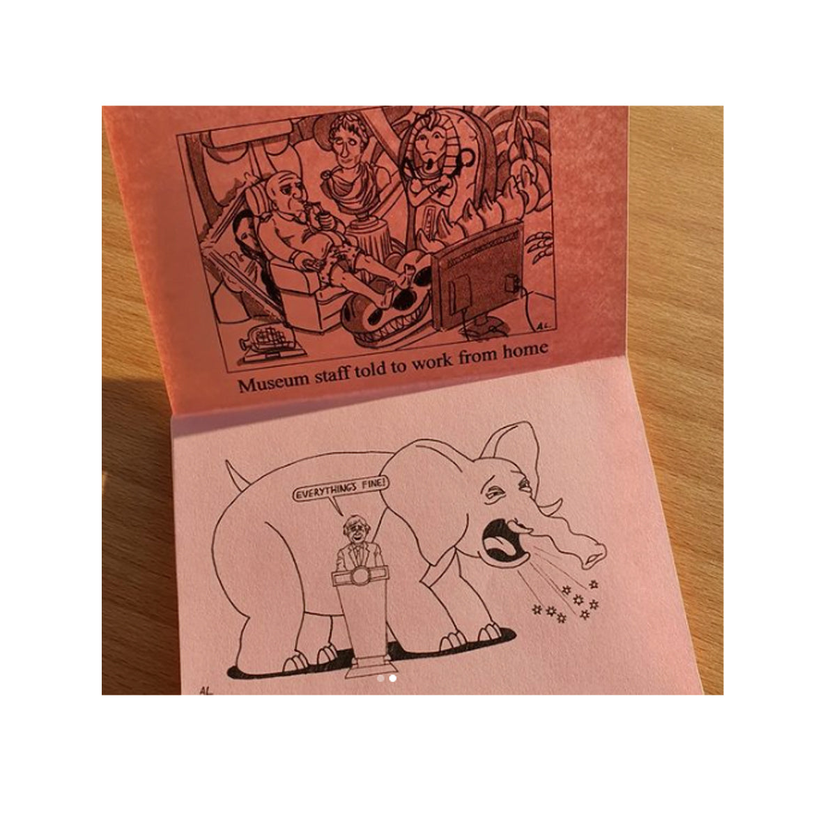 Zine - Cartoons by AL Give the Cartoon Museum a Lift!