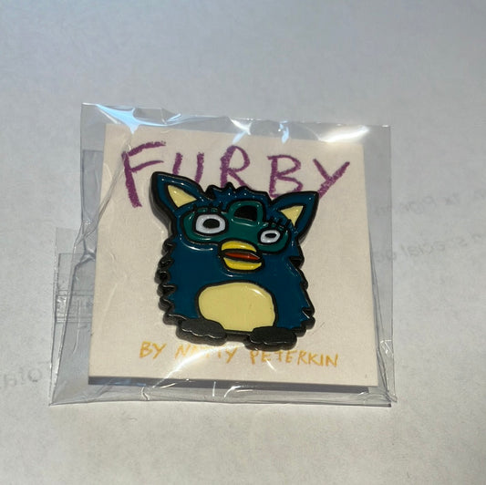 Badge - Furby pin by Natty Peterkin