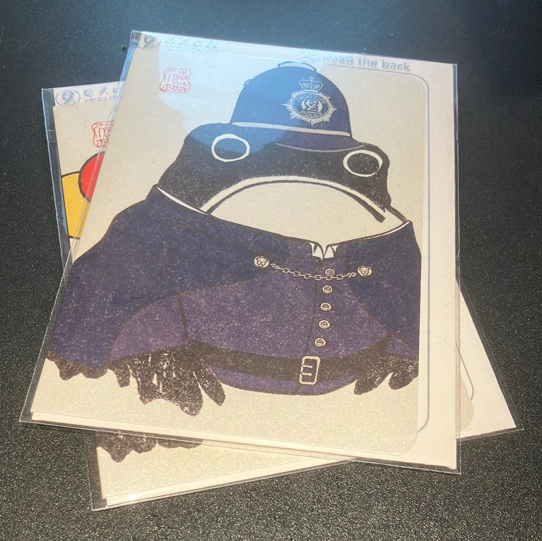 Card - Police Ezen Frog