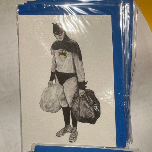 Card - MOD01 Batman taking out the rubbish