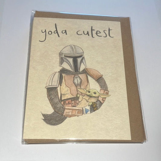 Card - stars42 Yoda Cutest