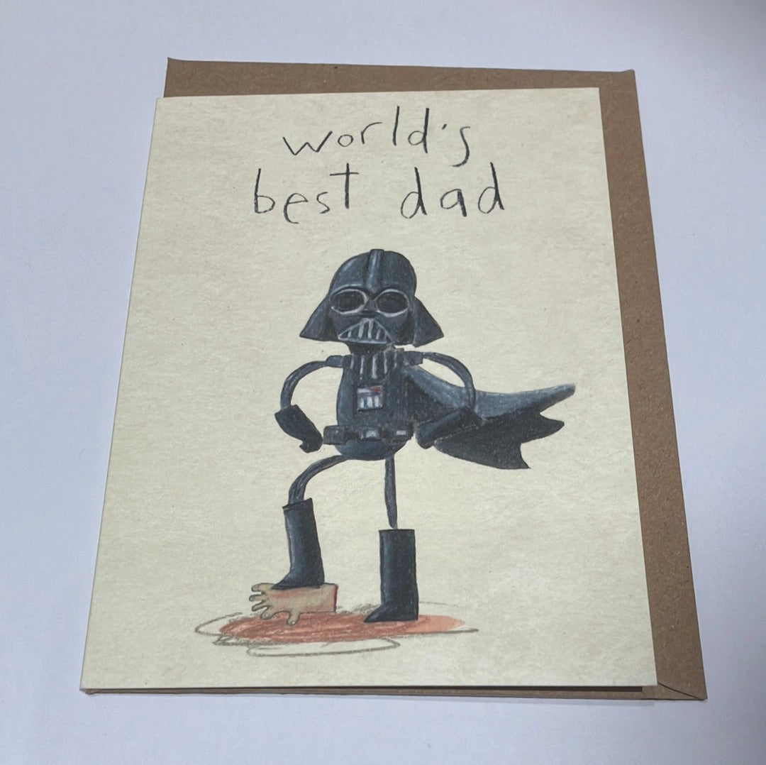 Card - stars40 World's best dad