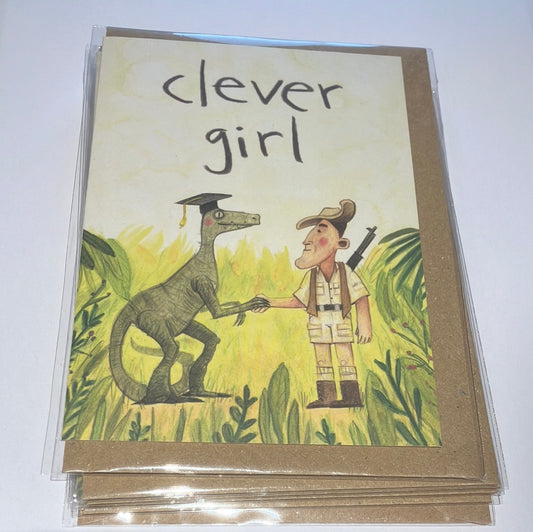 Card - dels01 Clever Girl