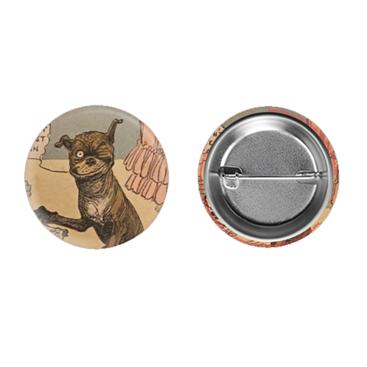 Badge - 48mm Heroes Badges: Miss Fury, Buster Brown and a Pollywog