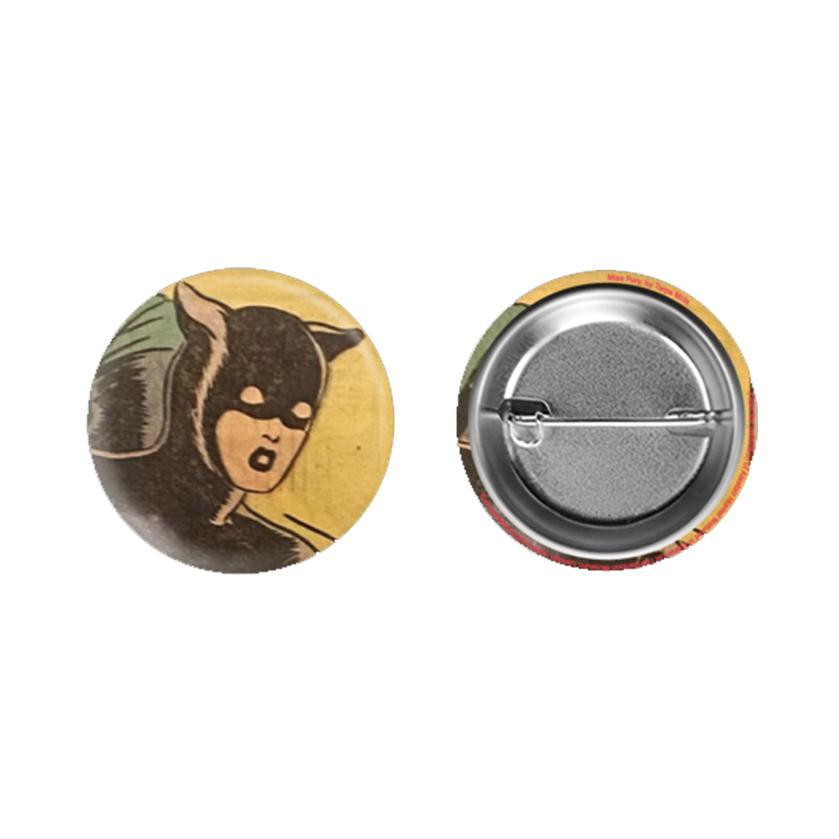 Badge - 48mm Heroes Badges: Miss Fury, Buster Brown and a Pollywog