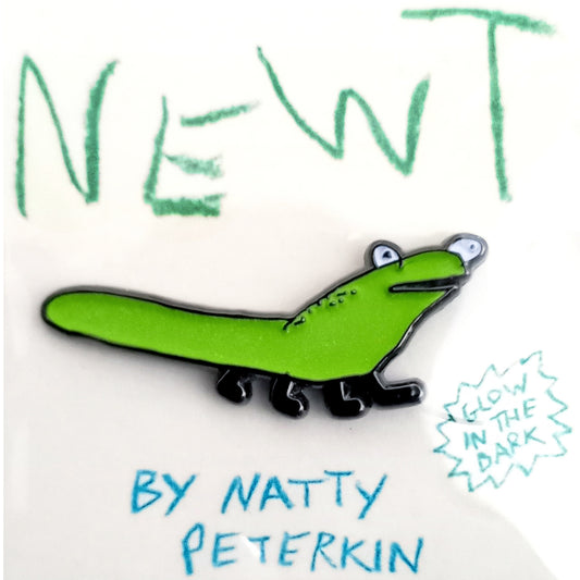 Badge - Newt Glow in the Dark pin by Natty Peterkin
