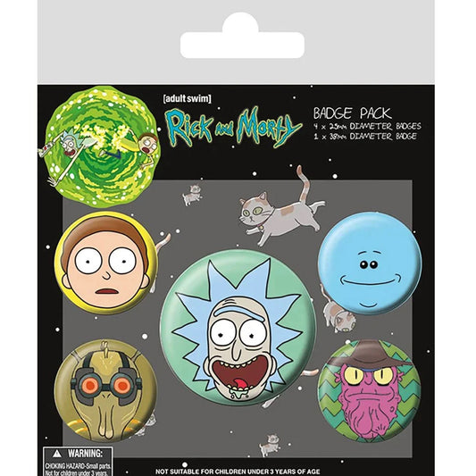 Badge - Rick and Morty Badge Pack