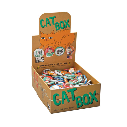 Badge - Gemma Correll Cat Box