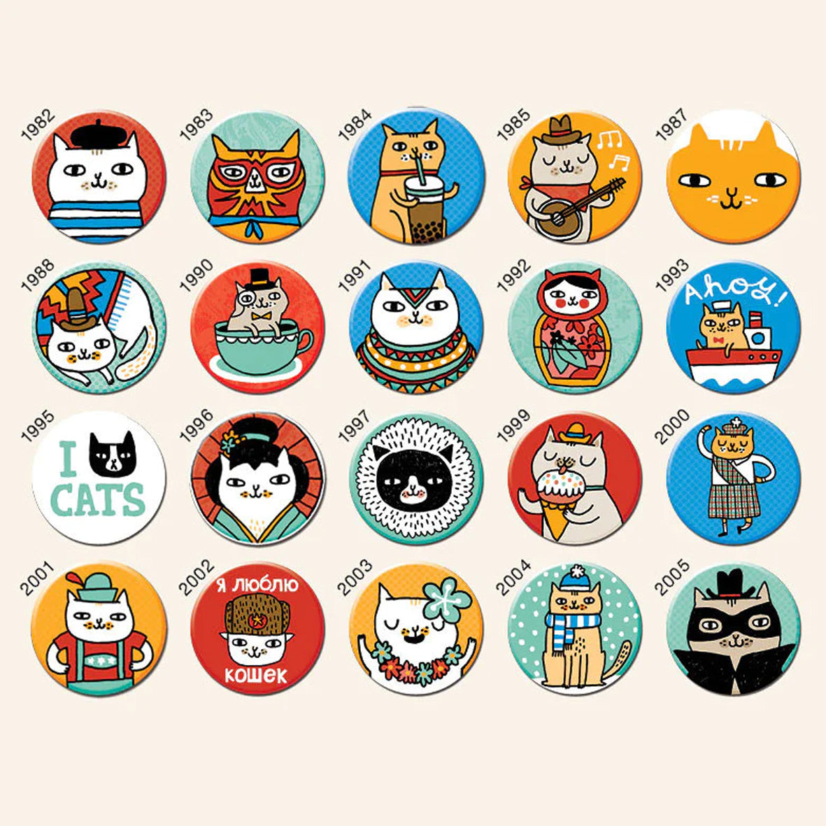 Badge - Gemma Correll Cat Box