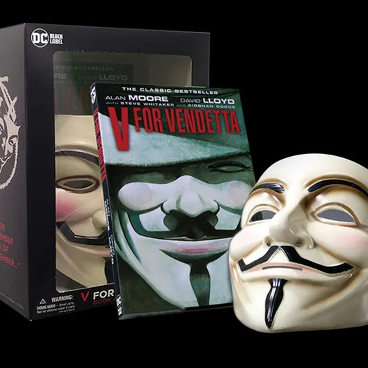 Book and Mask set - V for Vendetta