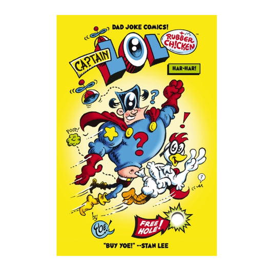 Book - Dad Joke Comics Captain LOL and Rubber Chicken