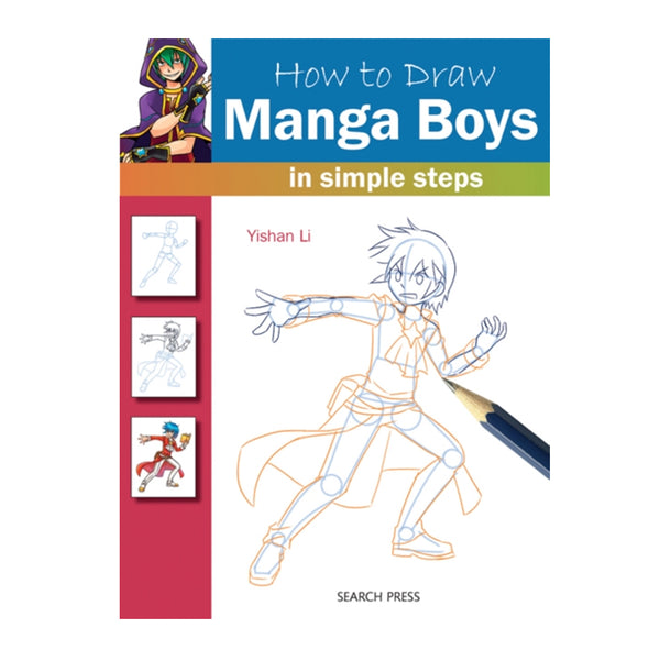 Book - How to Draw Manga Boys in simple steps