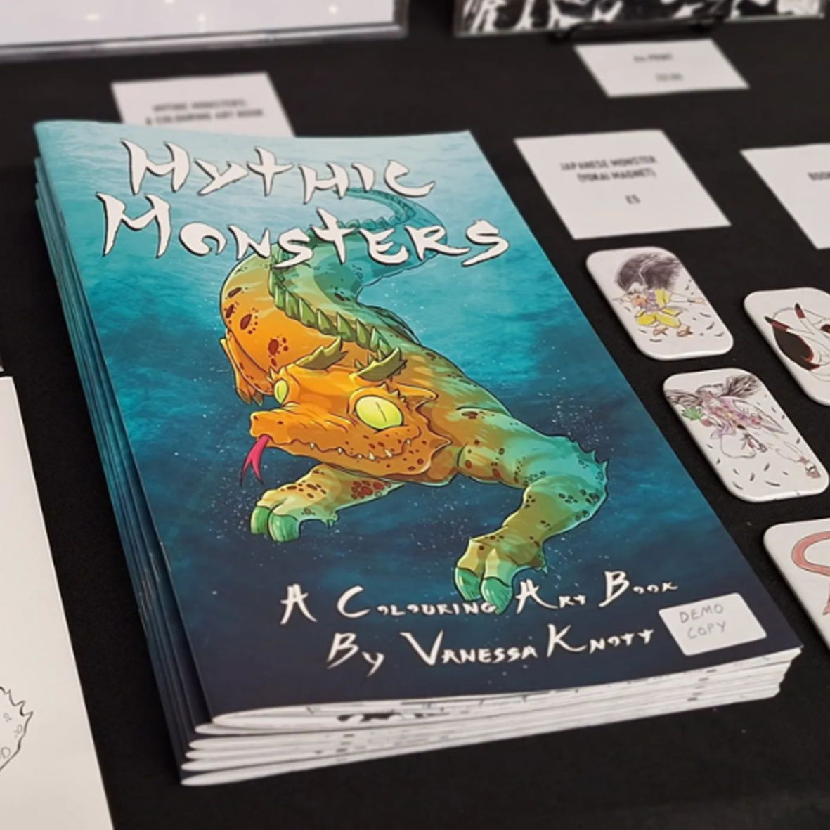 Book - Mythic Monsters A Colouring Art Book