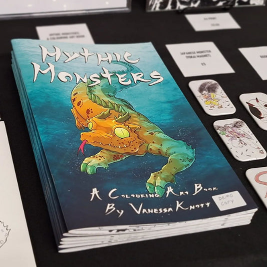 Book - Mythic Monsters A Colouring Art Book