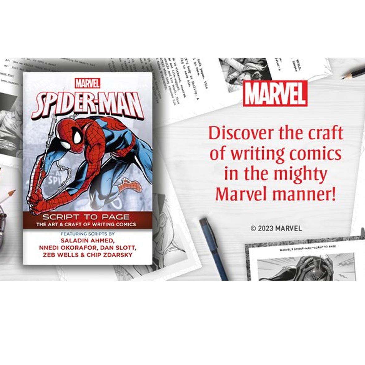 Book - Marvel Spiderman Script to Page