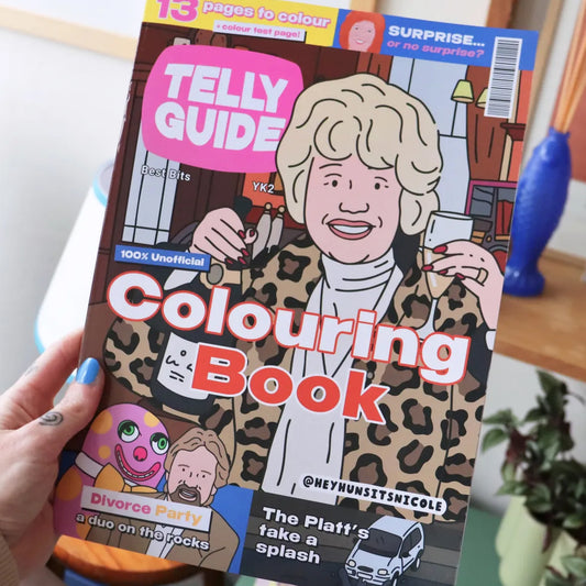 Book - Telly Guide Colouring Book
