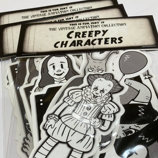 Stickers - Creepy Characters