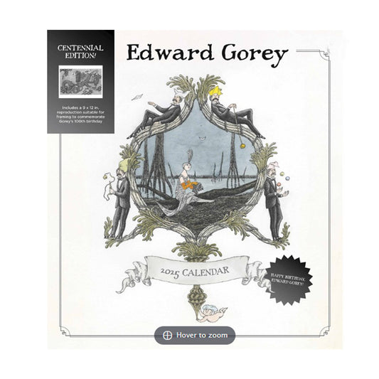 Calendar - CAL25140 2025 Edward Gorey large wall calendar