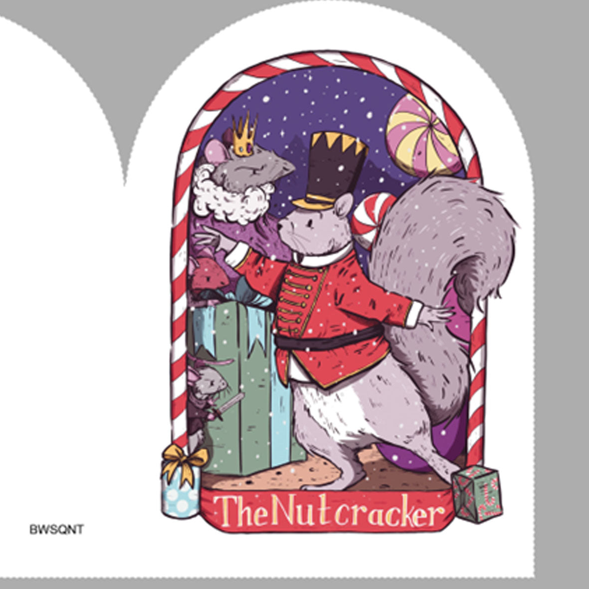 Card - BWSQNT The Nutcracker Squirrel