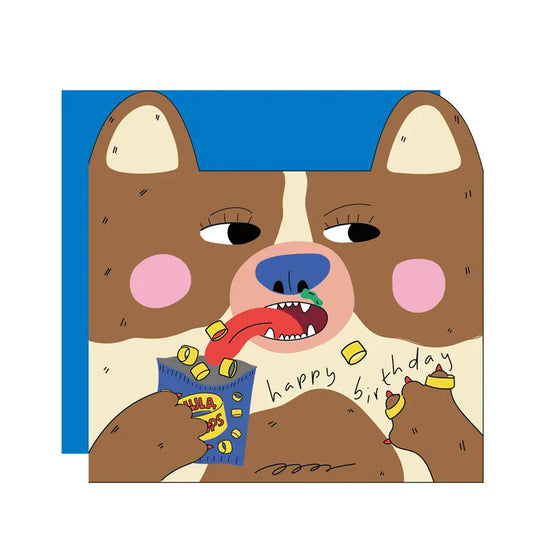 Card - Dog Eats Hula Hoops