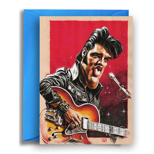 Card - TEAL 6 Elvis Presley