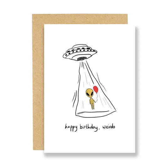Card - Happy Birthday Weirdo