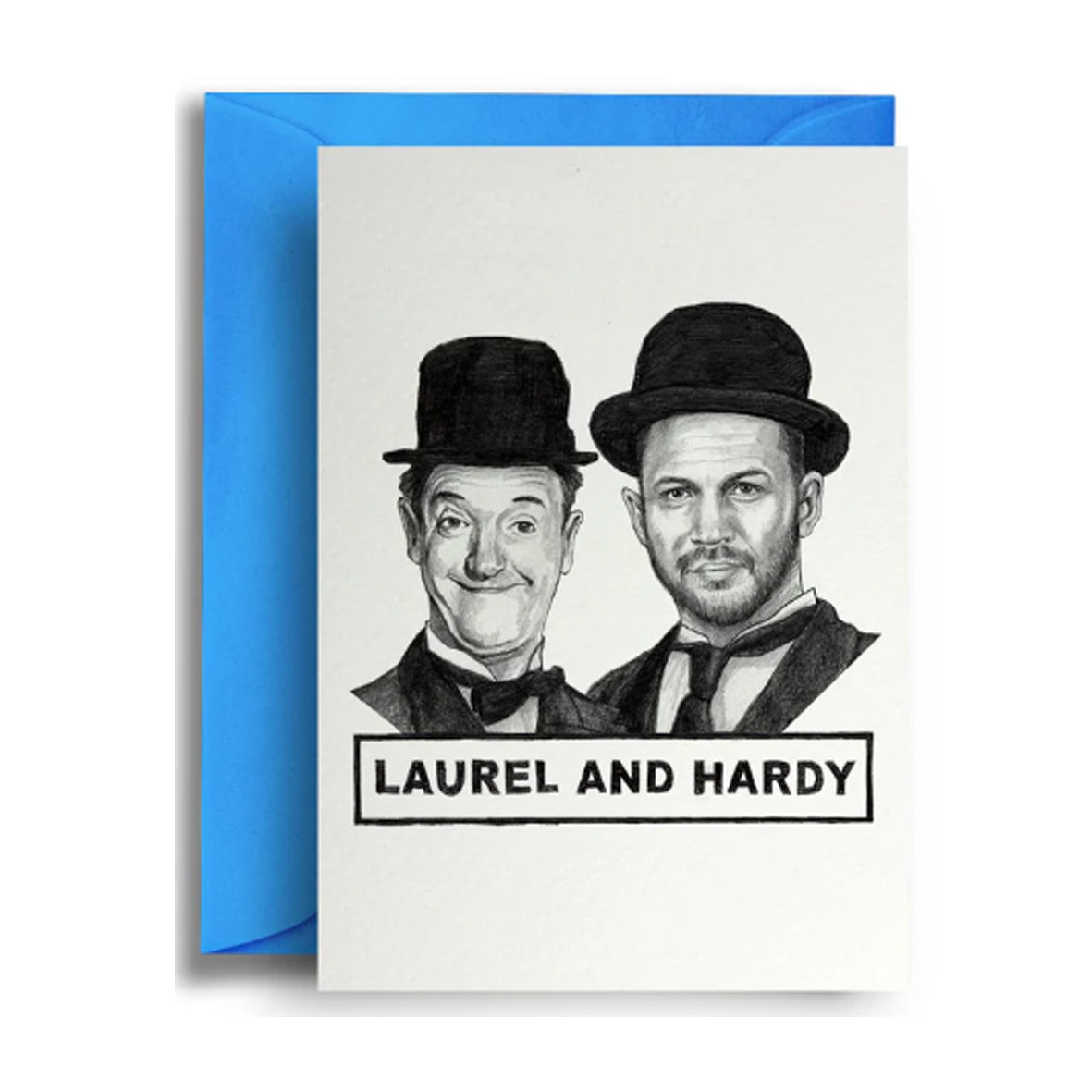 Card - QG317 Laurel and Hardy