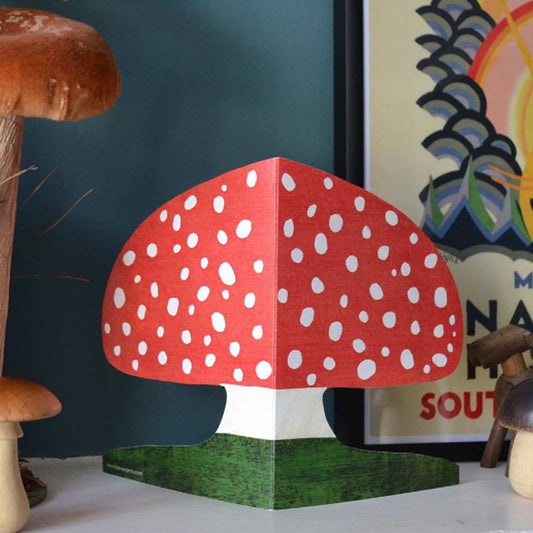 Card - Mortlake Papers Red and White Spotted Mushroom