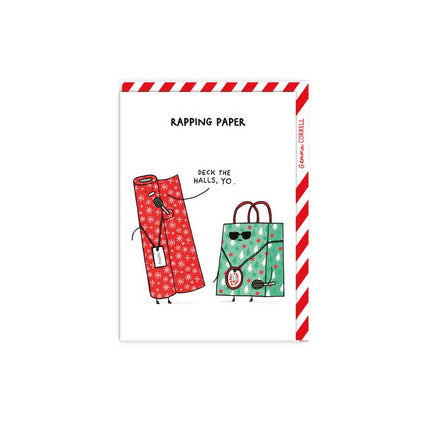 Card - GEMMALC8587 Rapping Paper Christmas