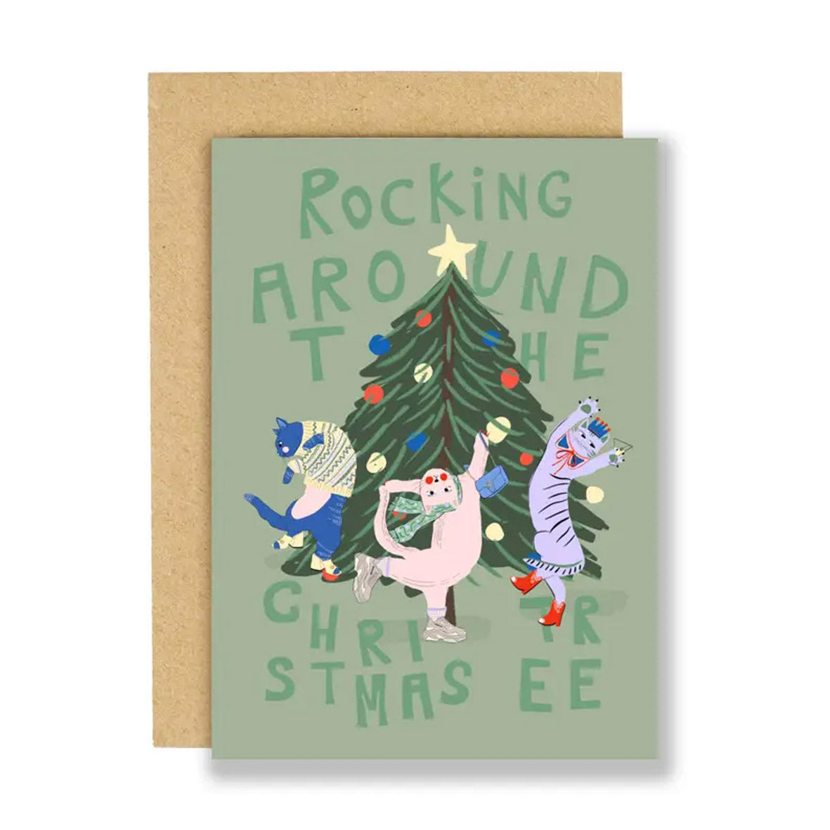 Card - Rocking Around the Christmas Tree