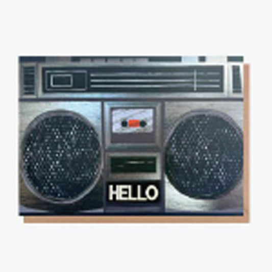 Card - Sharon King Chai RAD014 Hello Boombox