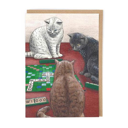 Card - Scrabble Adrian Keefe