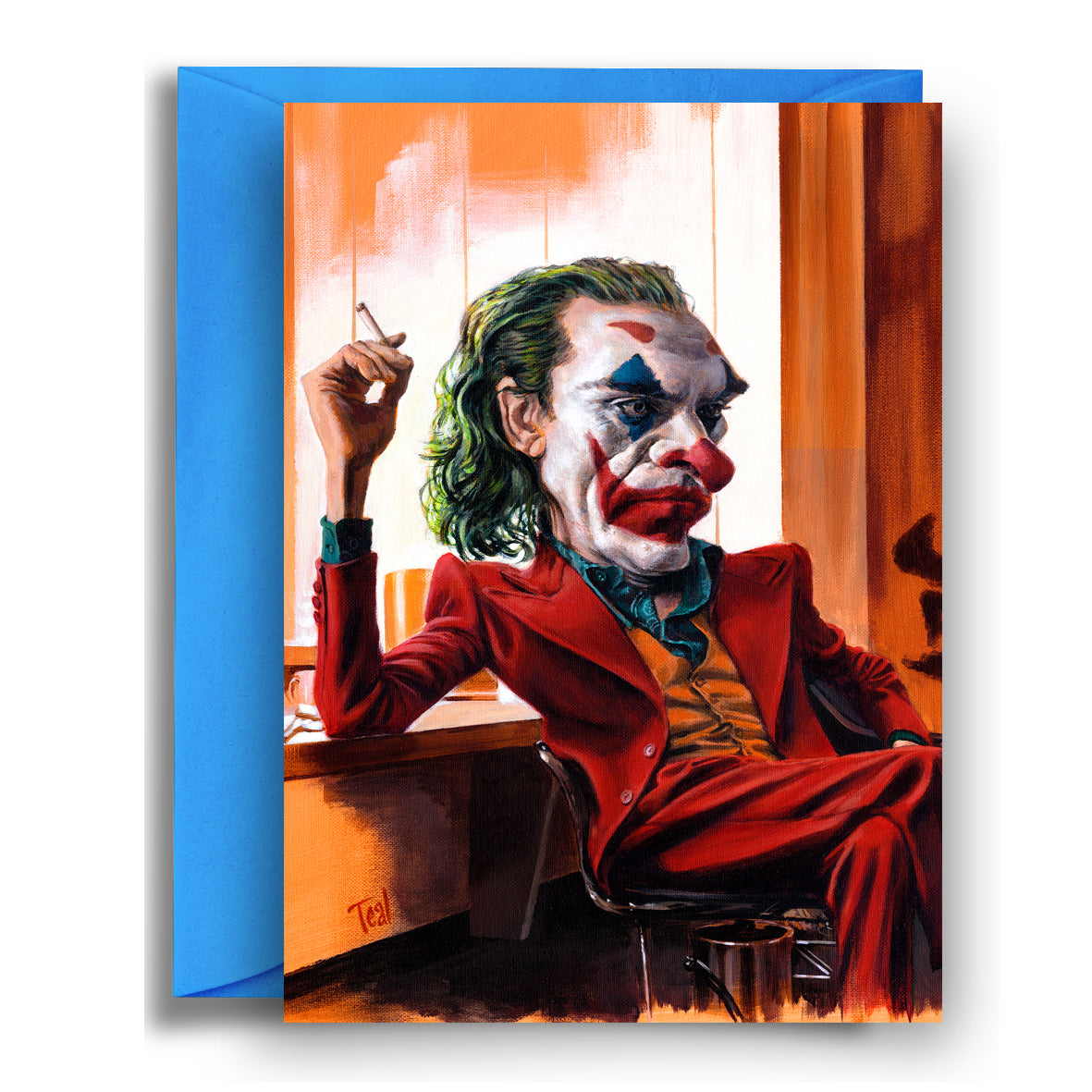 Card - TEAL 5 The Joker