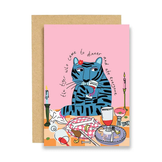 Card - The Tiger Who Came to Dinner and Ate Everyone