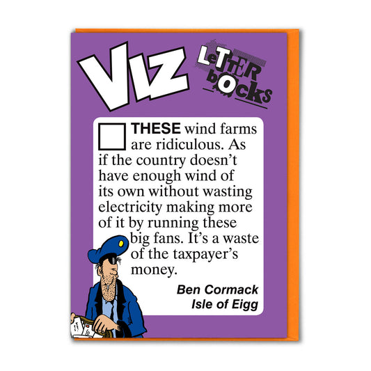 Card - VIZSTAR004 Wind Farms