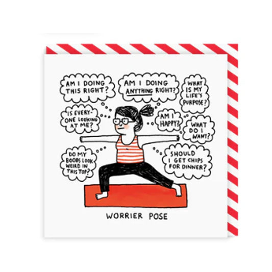 Card - 0899 Worrier Pose