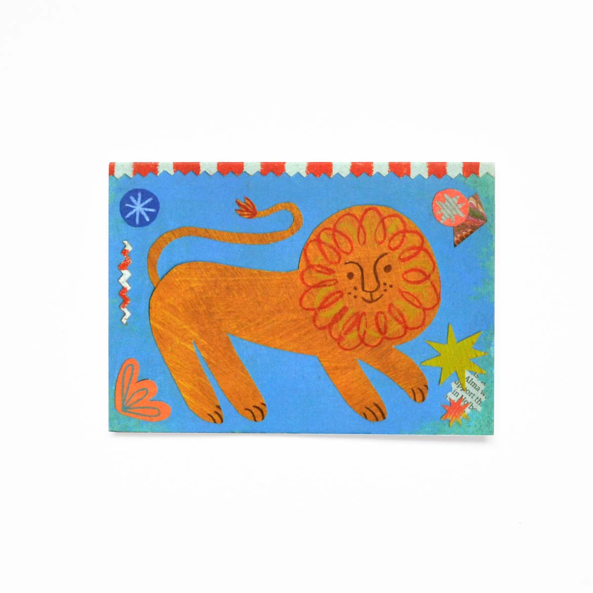 Card - Mortlake Papers Mini card Lion