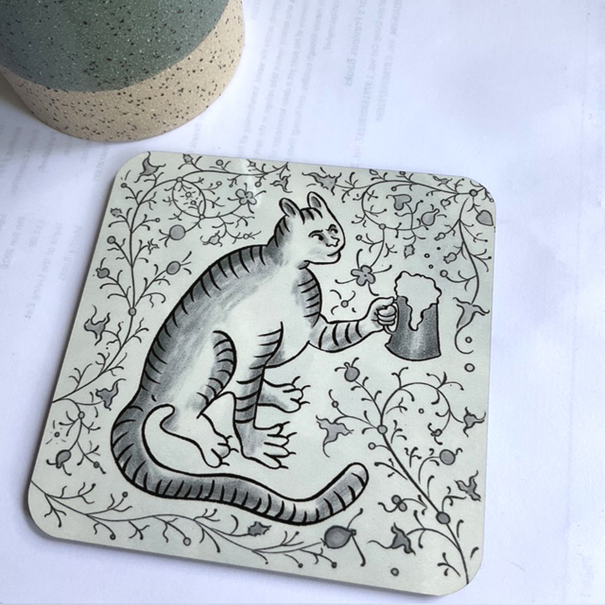 Coaster - Medieval Cats Madeline Horwath