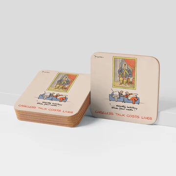 Coaster - Careless Talk Costs Lives Strictly Between These Four Walls