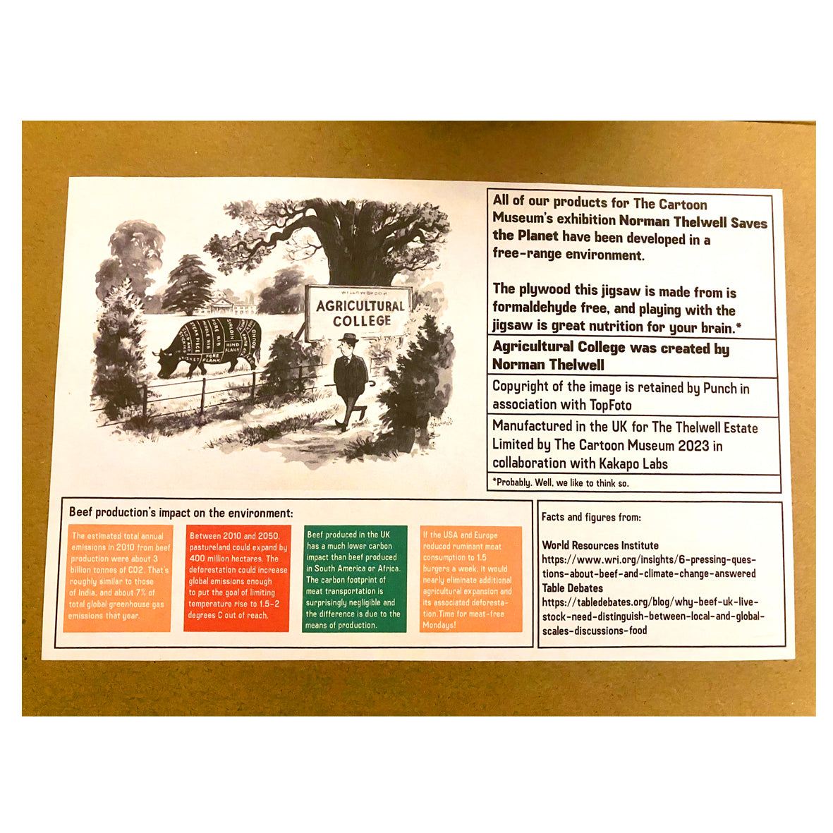 Jigsaw - Agricultural College - Exclusive to The Cartoon Museum