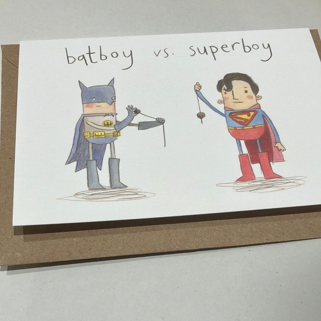 Card - vbat13 batboy vs. superboy