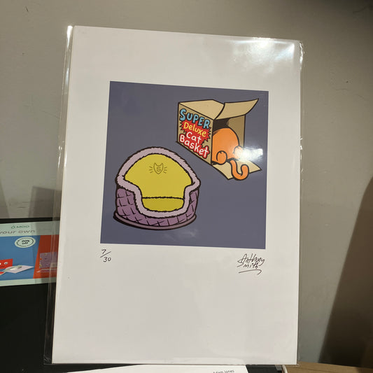 Print - Super Deluxe Cat Basket