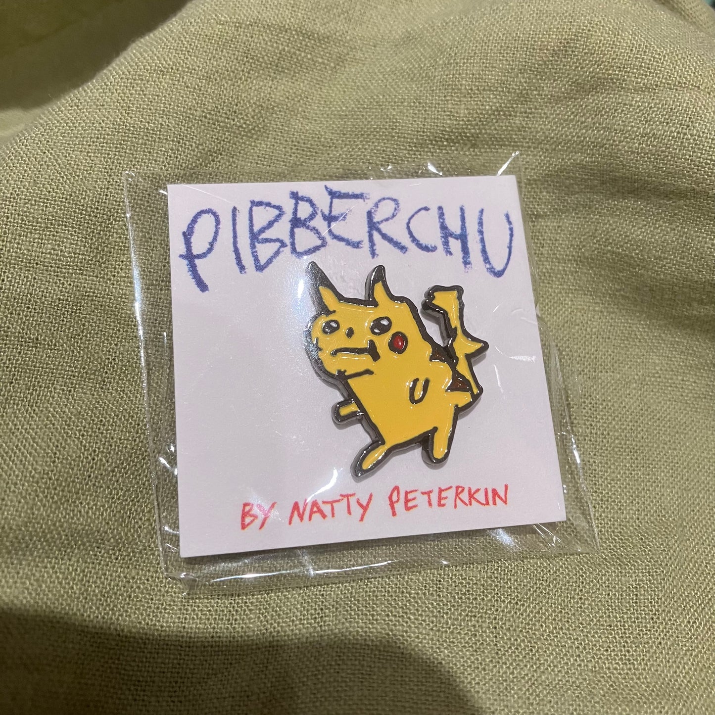 Badge - Pibberchu by Natty Peterkin