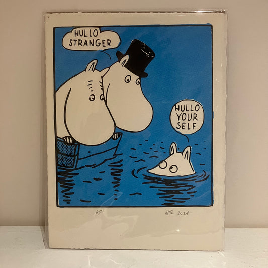 Print - Moomin Hullo Stranger