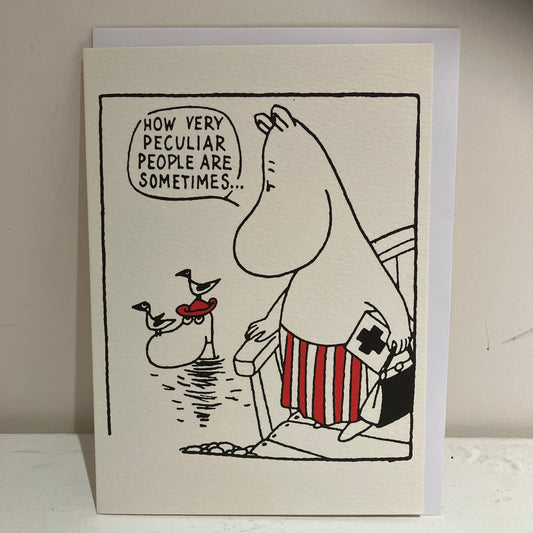Card - Moomin How Very Peculiar People Are Sometimes