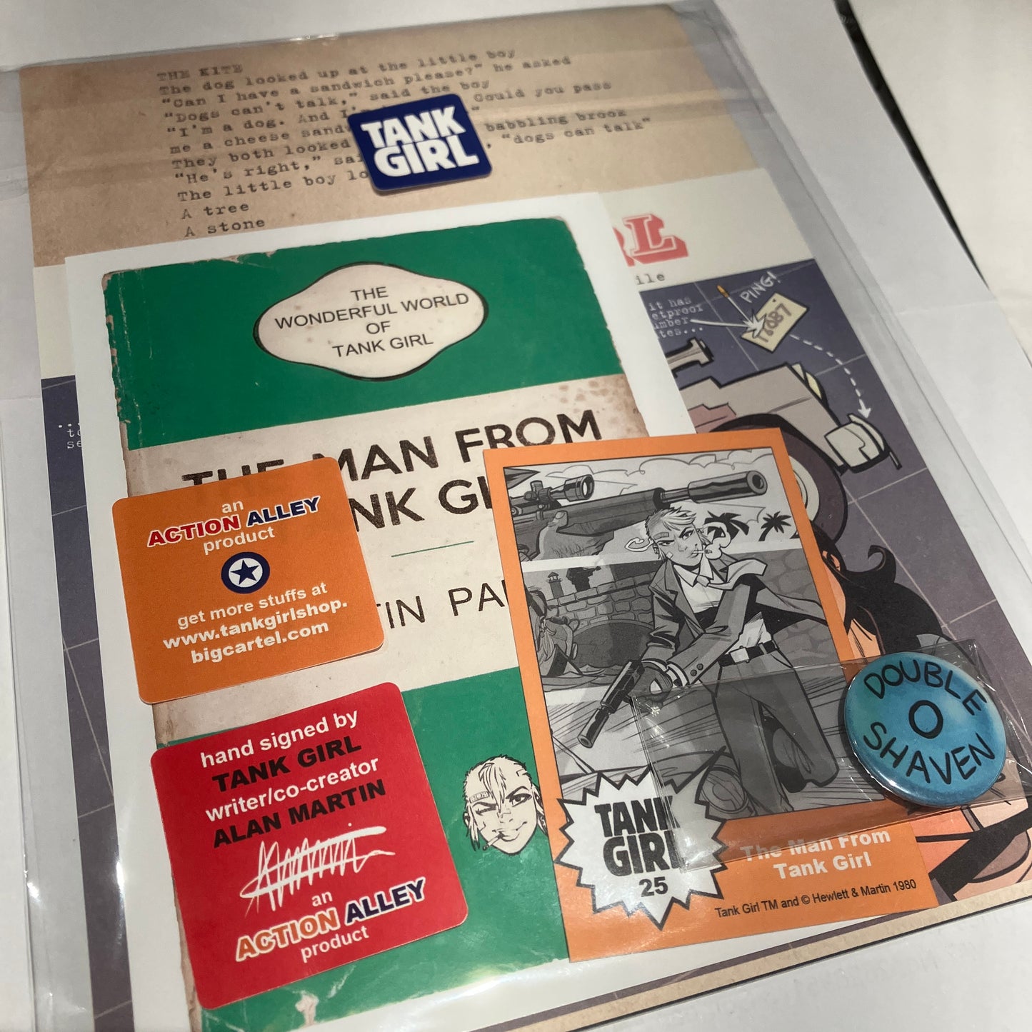 Zine - The Man from Tank Girl pack